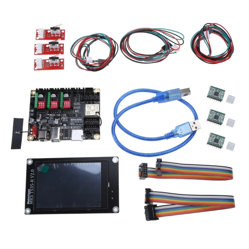 DLC32 Offline Controller Mainboard 32bits ESP32 WIFI GRBL TS35-R Touchscreen