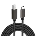 Black USB C TO B