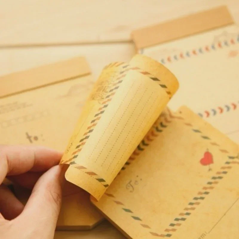 Kraft Paper Envelopes 45 sheets/set Retro Vintage Mini Cute Kawaii Cartoon Stationery Post Letter Envelope Gifts kraft paper envelopes mailing envelopes mini envelopes