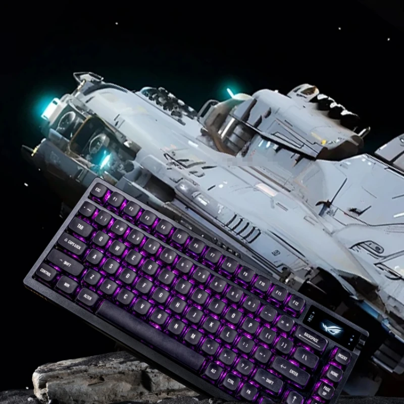 Mifuny Keycaps Pudim Transparentes Acessórios Teclado Mecânico para Switch mx Pbt Asa Perfil Gaming Key Caps - Imagem 2