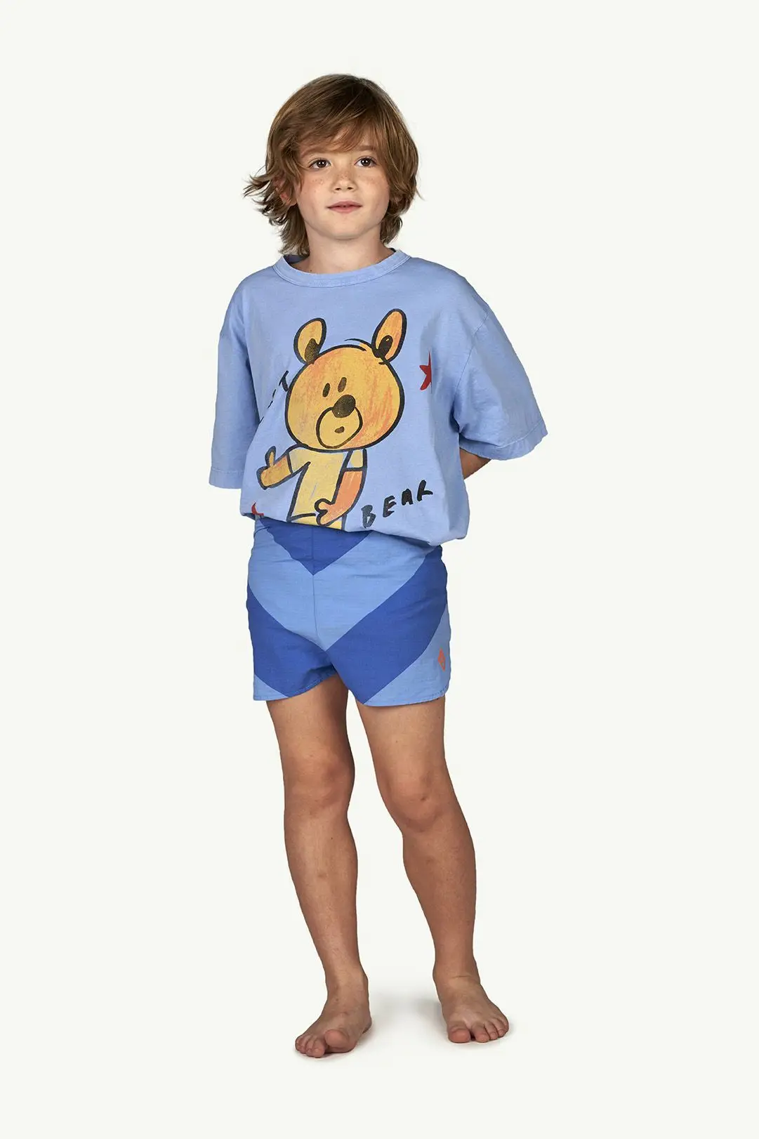 2022 TAO 타오 Summer  Kids Clothes Childrens T-shirt Short Socks Cartoon Print Cute T-shirt Pre-Sale children's clothing sets expensive