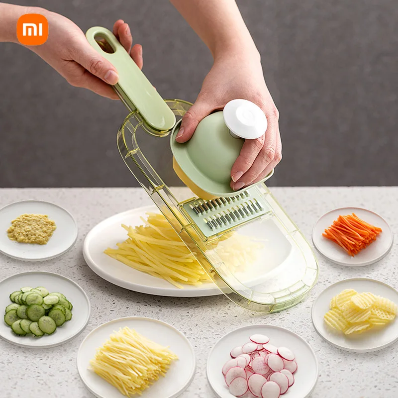 Dropship 6 In1 Stainless Steel Manual Vegetable Slicer Potato Cutter  Mandoline Kitchen to Sell Online at a Lower Price