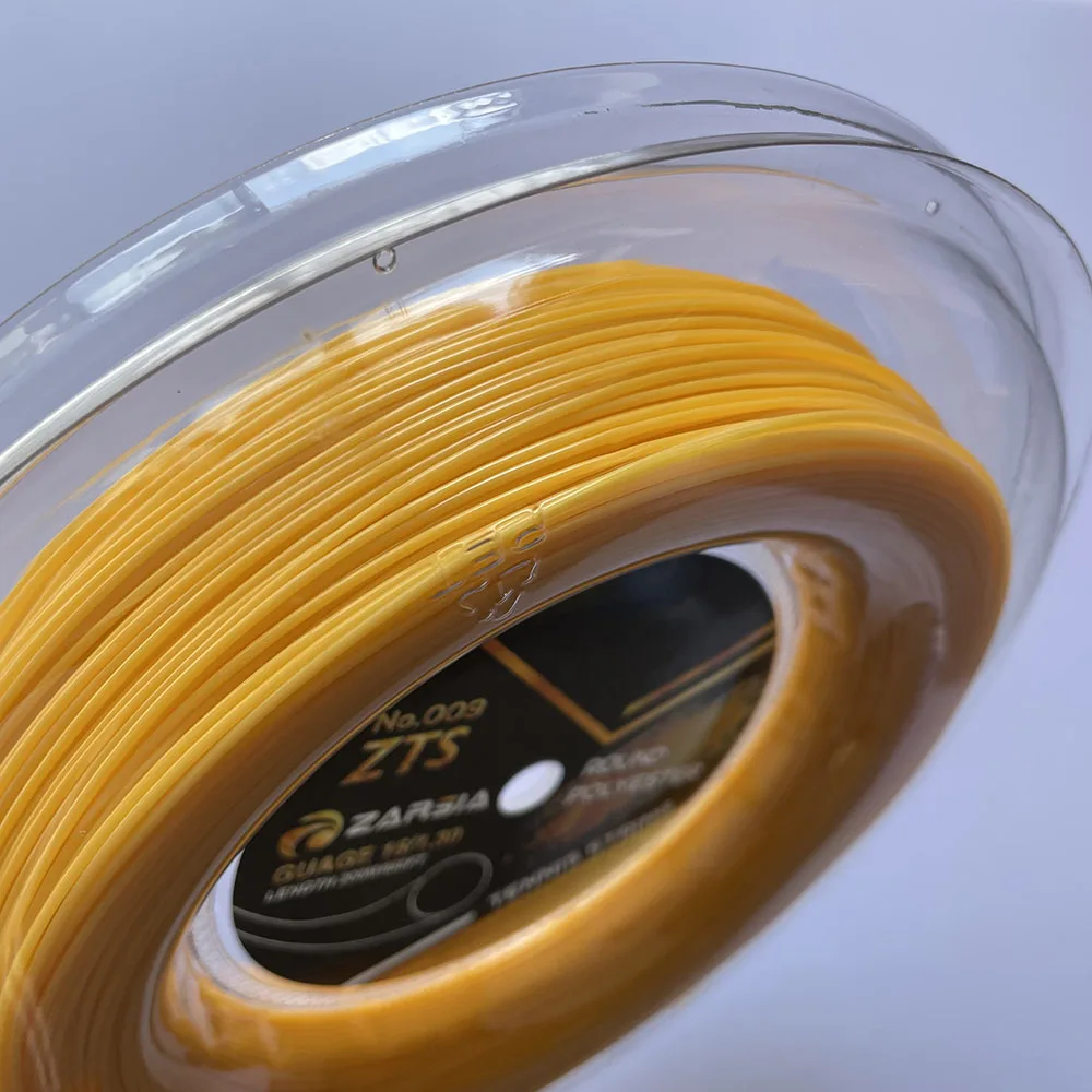 ZARSIA 4G Tennis String Polyester 200m Round Poly Tennis Racquet Training Strings 1.30mm