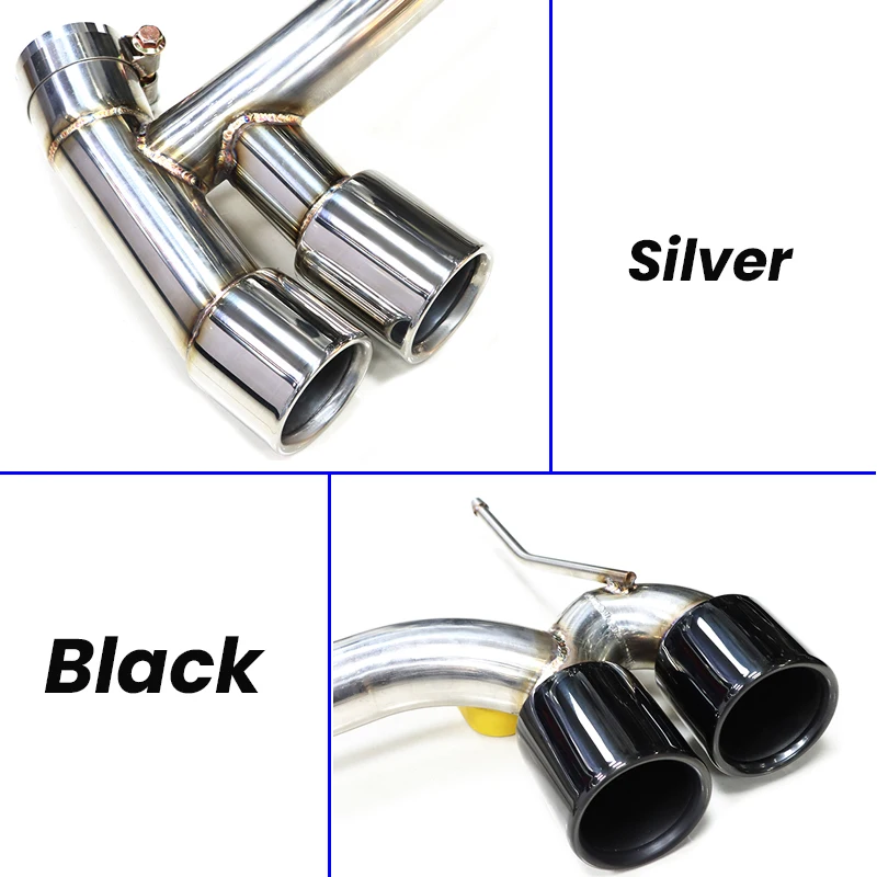 Exhaust Muffler Tip Quad Car Exhaust Tip For BMW F30 F31 320i 330i 3 Series 304 Stainless Steel Muffler Tip Nozzle Tailpiipe Exhaust System Tips