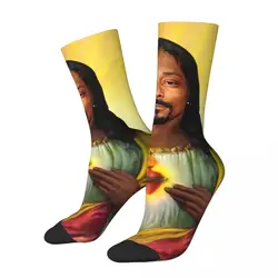 Fashion Male Men Socks Casual Saint Jesus Snoop Dogg Sock Sport Women Sock Spring Summer Autumn Winter