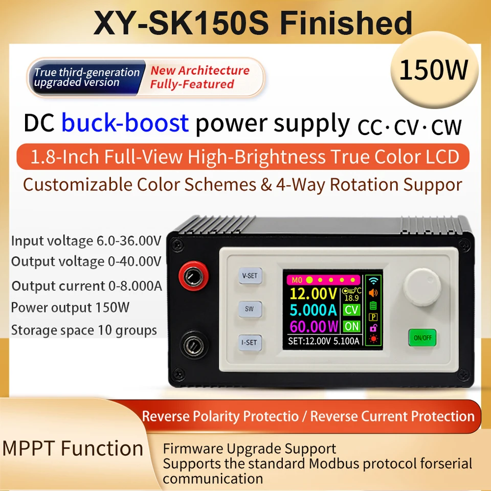 SK150S DC Buck Boost Converter 150W CNC Adjustable Regulated