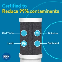 ALTHY Faucet Tap Water Filter เครื่องกรองระบบลดสารตะกั่ว คลอรีน และรสชาติไม่ดี NSF Certified 320-Gallon Kitchen 3