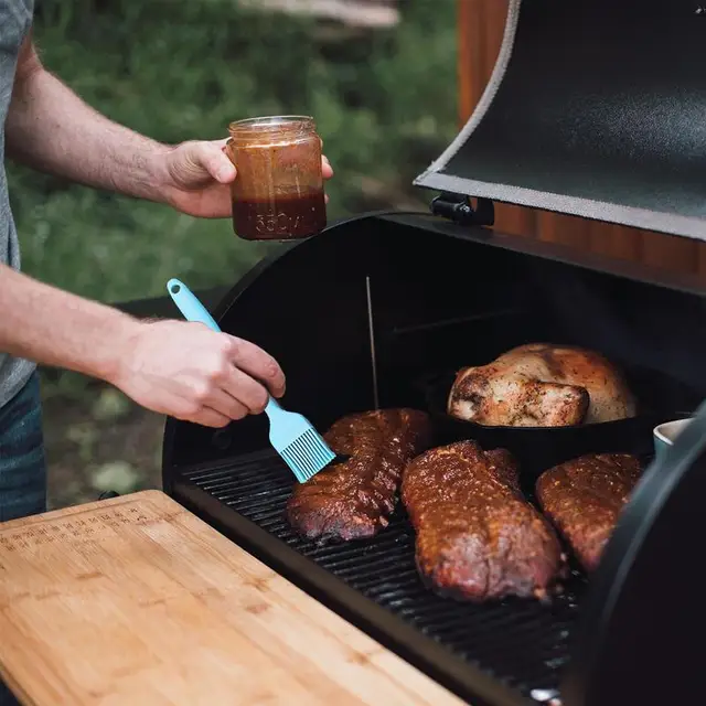 Szilikon Basting Tészta Kefe Magas Hőálló Kefék Sütéséhez A Grill Sütéshez - Image 4