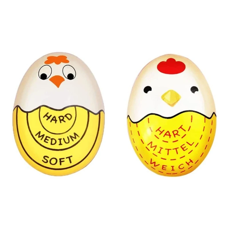 

Cartoon Egg Timer Soft & Hard Boil Eggs Thermometer Tells When Eggs are Readys