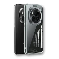 Crystal Clear Magnetic Shockproof Case with MagSafe Compatibility for Honor Magic 6Pro (Clear No Magnetic)
