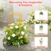 4Pcs Metal Plating Floral Decor Vase Floor Column Stand Road Lead Wedding Supply  Bouquet Holder 4