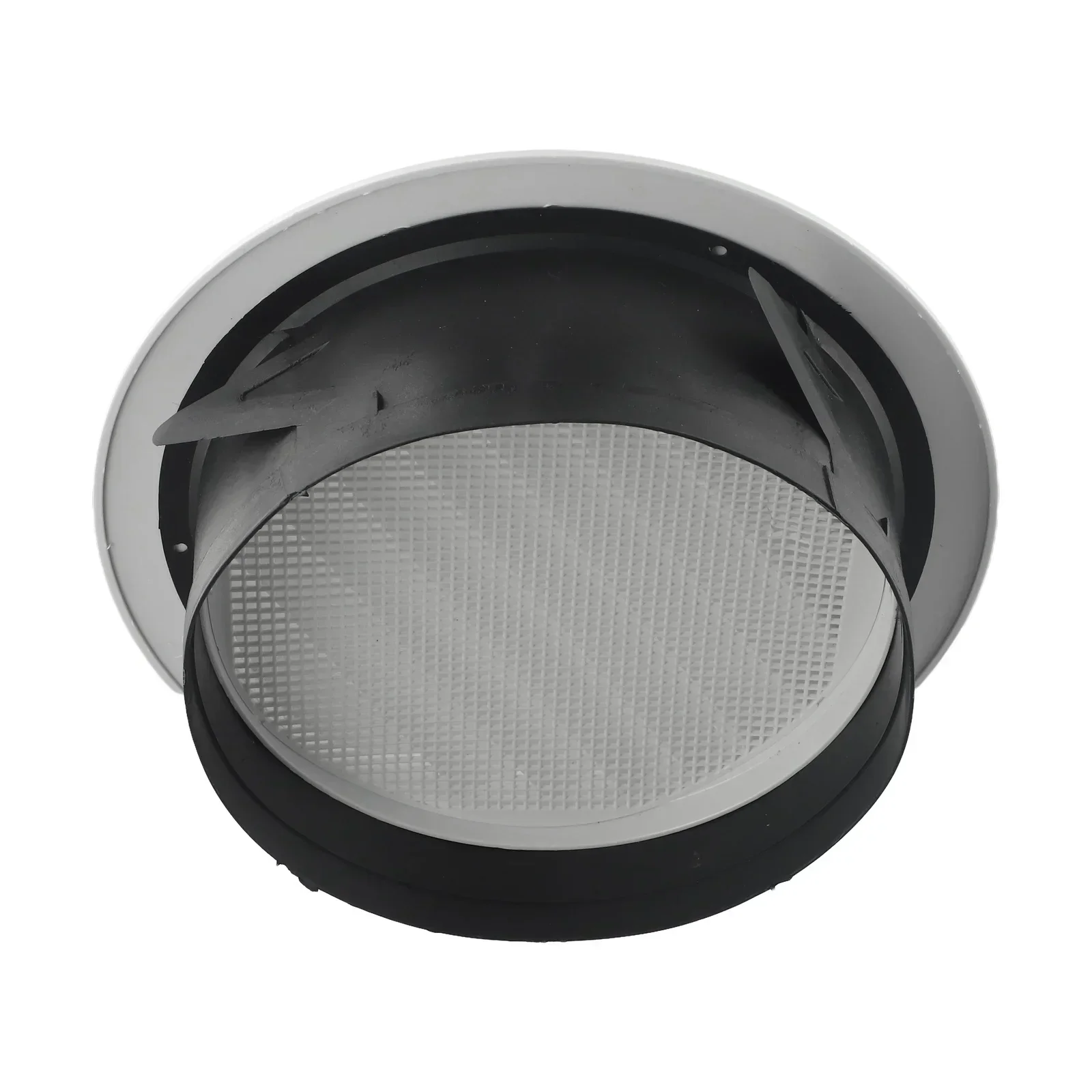 Duct Vents Round Louvered Air Vent Grille Interior ABS Ventilation Wall Vent Covers Circular Plastic Adjustable Airflow