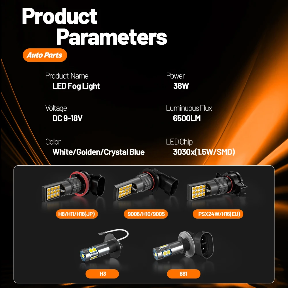 닛산 Versa 2007-2019 용 2pcs LED 안개등 2008 2009 2010 2011 2012 2013 2014 2015 2016 2017 2018 Canbus 액세서리