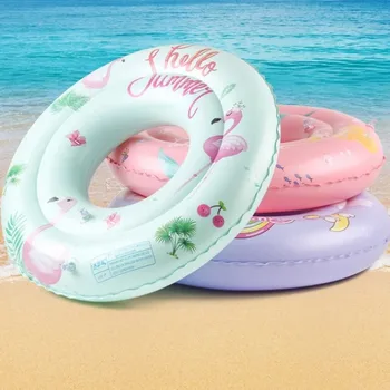 Children Inflatable Toy Cartoon Animals Print Swimming Ring Pvc Double Layer Inflatable Floating Circle Summer Water Toy for Kid 1