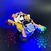 Electric Stunt Transformable Motorcycle Children Toy 360 Degree Rotating light Music Transformable Toy Car Christmas Gift 5