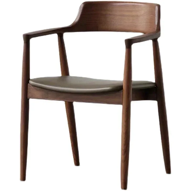 Wood Dining Chair Office Chairs Chaise Salle Manger Nordic Kitchen Design Living Room Rooms Dressing Chic Modern Luxury Accent