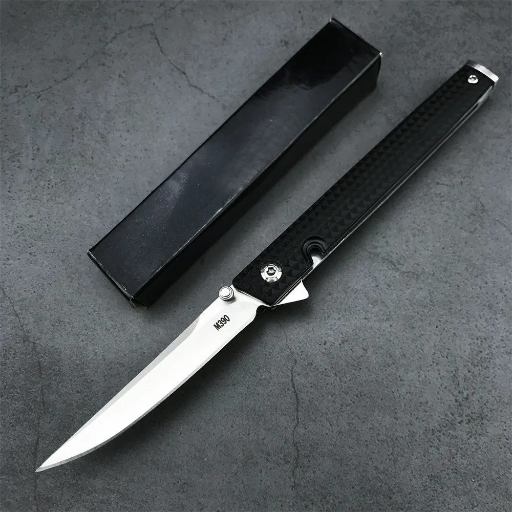 

Карманный складной нож M390 с нейлоновой волнистой волоконной ручкой тактические ножи для выживания повседневного использования для кемпинга охоты острый инструмент с зажимом для ремня
