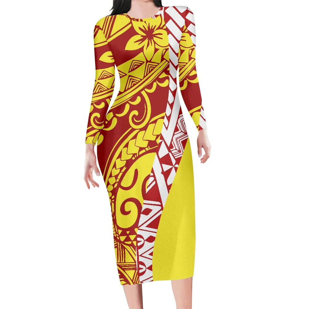 Hawaiian Samoan Dress Style | Polynesian Dress Patterns | Hawaii Polynesian  Dress - Long - Aliexpress