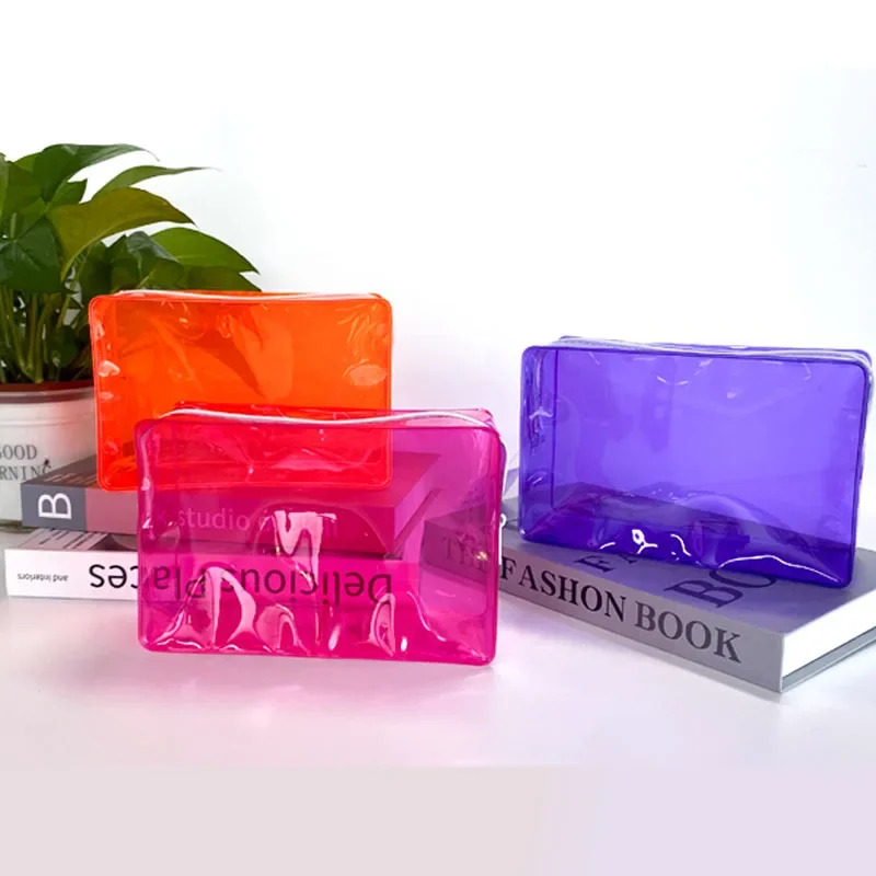 Portable Travel Cosmetic Bag Women Transparent Waterproof Makeup Storage Pouch Large Capacity Cosmetic Organizer Bags For Women