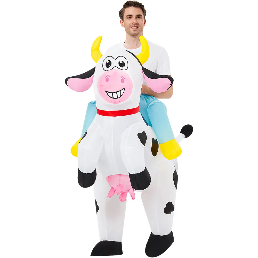 Cow Costume Vestito Carnevale Mucca Maschera Vestito Mucca Fai Da