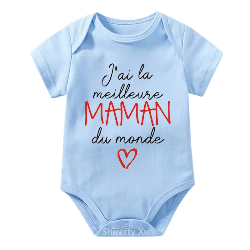 I Have The Best Dad/Mom In The World Baby Bodysuits Cotton Short Sleeve Infant Twins Rompers Newborn Body Boys Girls Jumpsuits 5