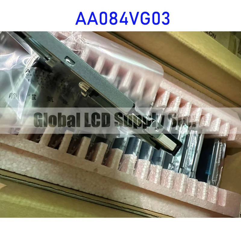 미쓰비시 오리지널 LCD 디스플레이 스크린 패널, AA084VG03, 100% 테스트 완료, 신제품, 빠른 배송, 8.4 인치