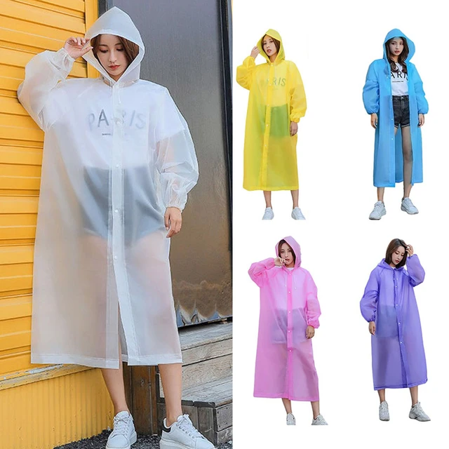 Poncho de lluvia a la moda para adultos, poncho impermeable ligero para  mujer, ropa impermeable para viajes al aire libre, senderismo