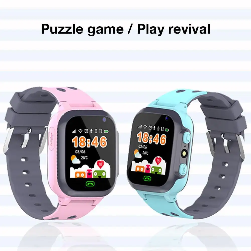 Q16 Ipx67 Smart Watch Kids Gps Life IP67 Waterproof Breathing Light Positioning Map Smart Children Watch Mobile Phone Bracelet