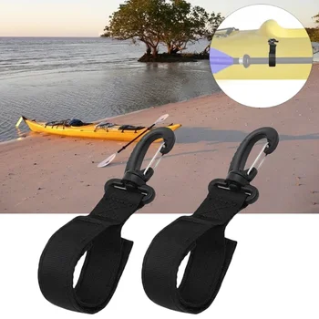 Clip in tessuto per porta Paddle per Kayak da 2 pezzi per gommone per tavola SUP