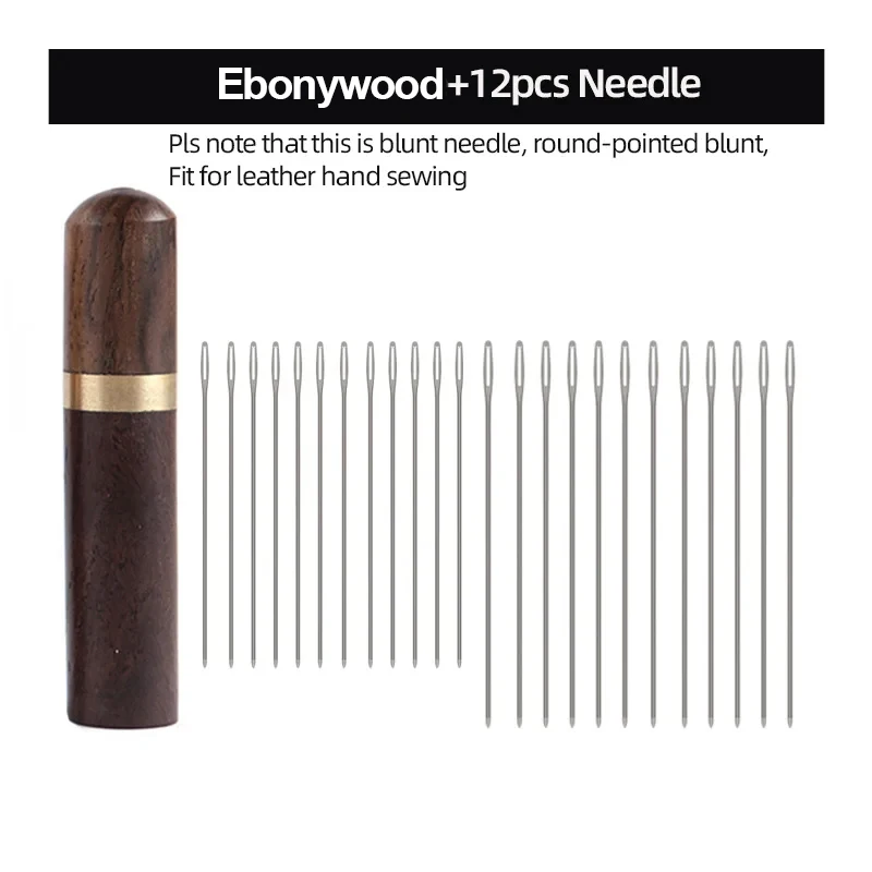 WUTA 1 조각 내구성 바늘 보관 케이스 이쑤시개 홀더 상자 Blackwood 나무 상자 바늘 병 바느질 보관 나무 케이스