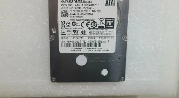 For MQ01ABF050 500G 2 5 inch SATA2 5400 RPM laptop mechanical hard drive