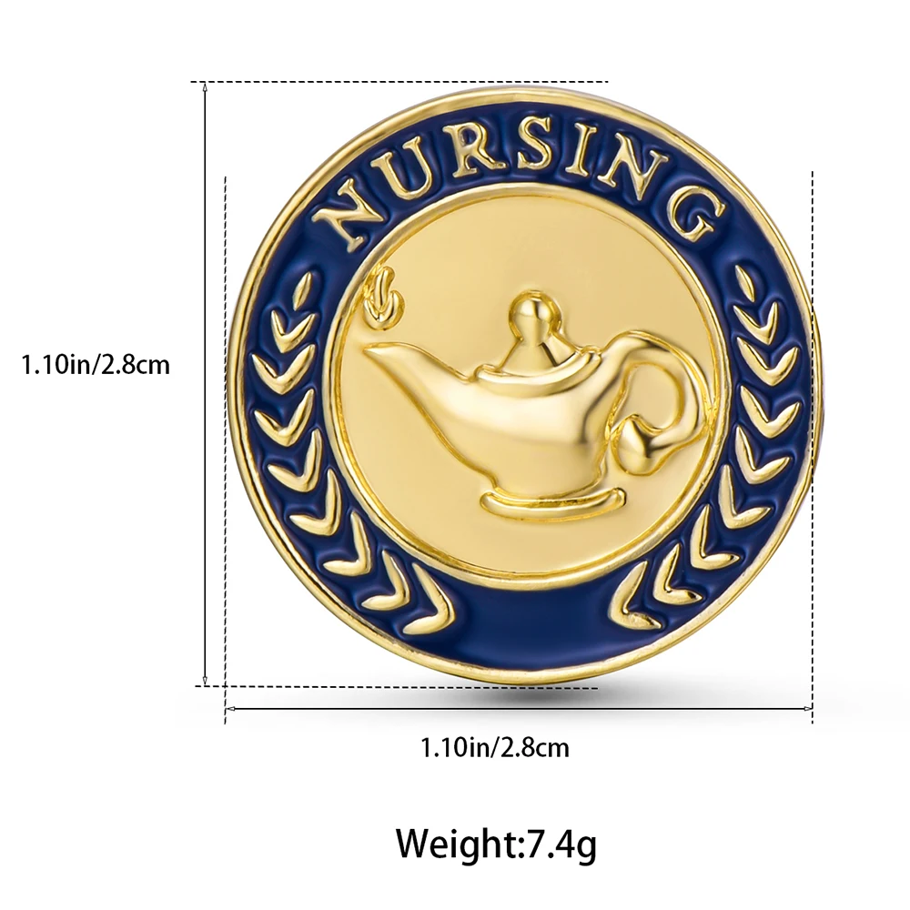 Nursing Enamel Brooch Personalized Badge Lapel Jacket Tie Accessories Jewelry Pin Souvenir Gift