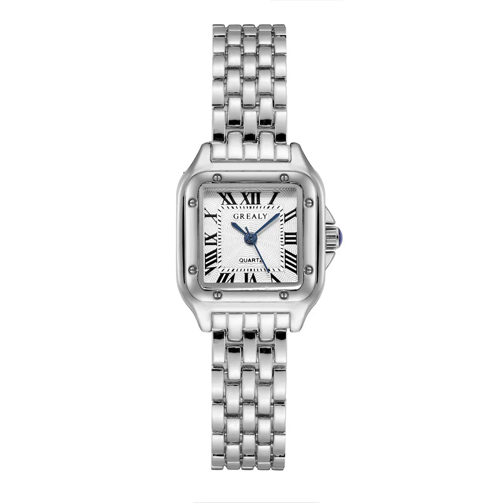 New Luxury Women Watch Fashion Square Wristwatch Casual Quartz Watch Simple Rhinestone Ladies Clock Relogio Feminino Woman Watch 2