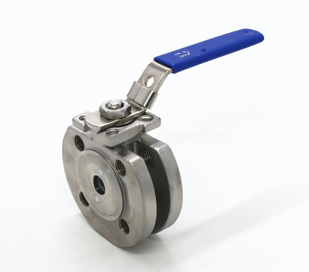 

Two Piece Flanged 2 Inch 304 Wafer Ball Valve