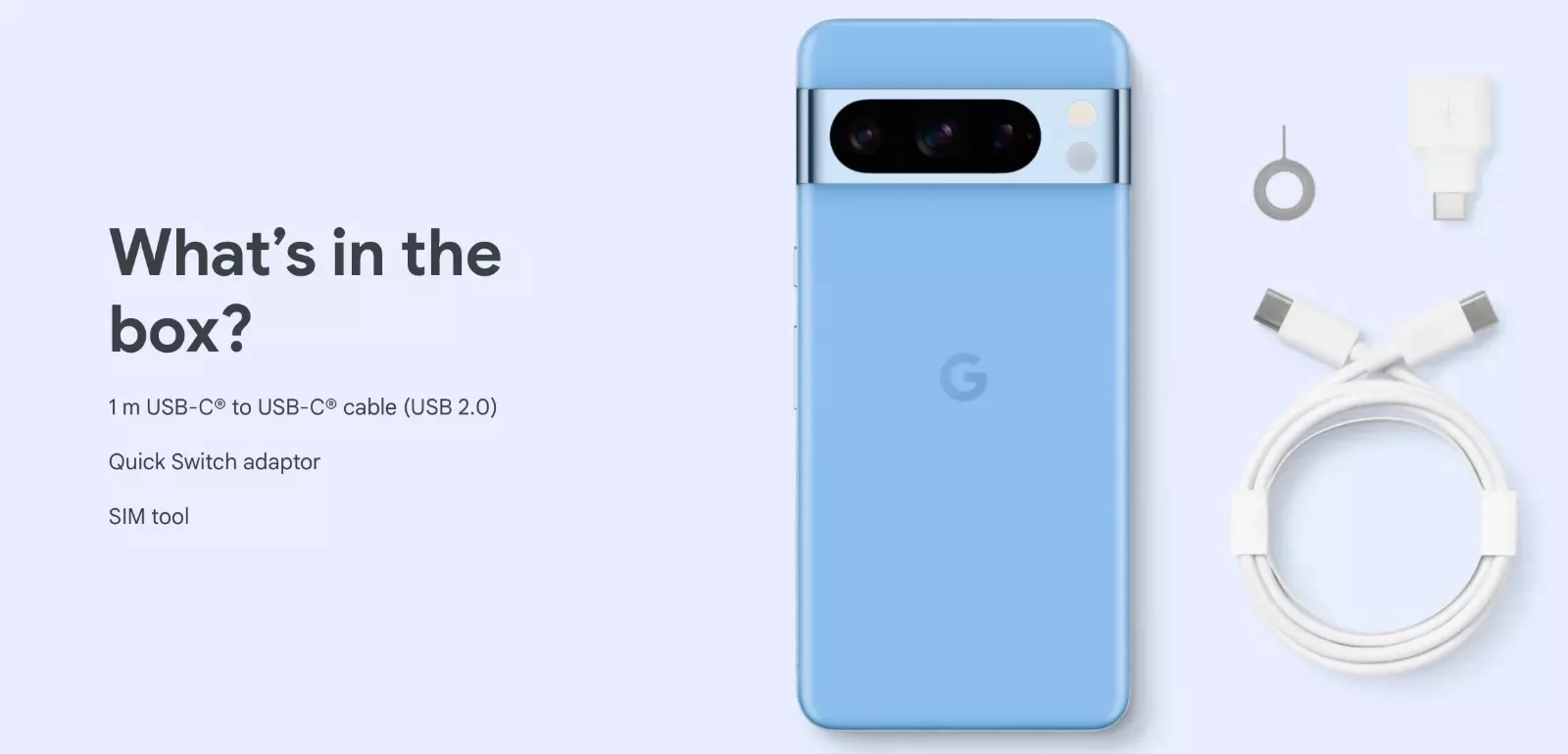 Google Pixel 8 Pro 青 Google Pixel 8 Pro G1MNW 128GB 12GB RAM 5G DUAL SIM (US) Factory