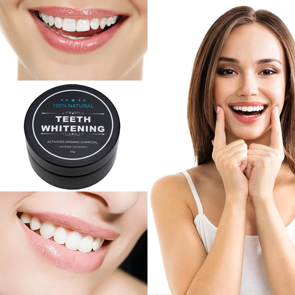Teeth Whitening Powder 30g Teeth Whitening Oral Care Charcoal Powder