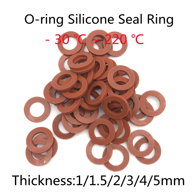 Guarnizione O-Ring In Silicone Rubinetto Scaldabagno Rondelle Sigillanti In Silicone Rondelle O-Ring Isolate In Macerie Oring Impermeabile