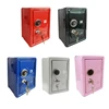 Creative Mini Metal Coin Locker with Keys for Kids, Money Saving Jar, Children Deposit Security Safe Box for Case Orn 2