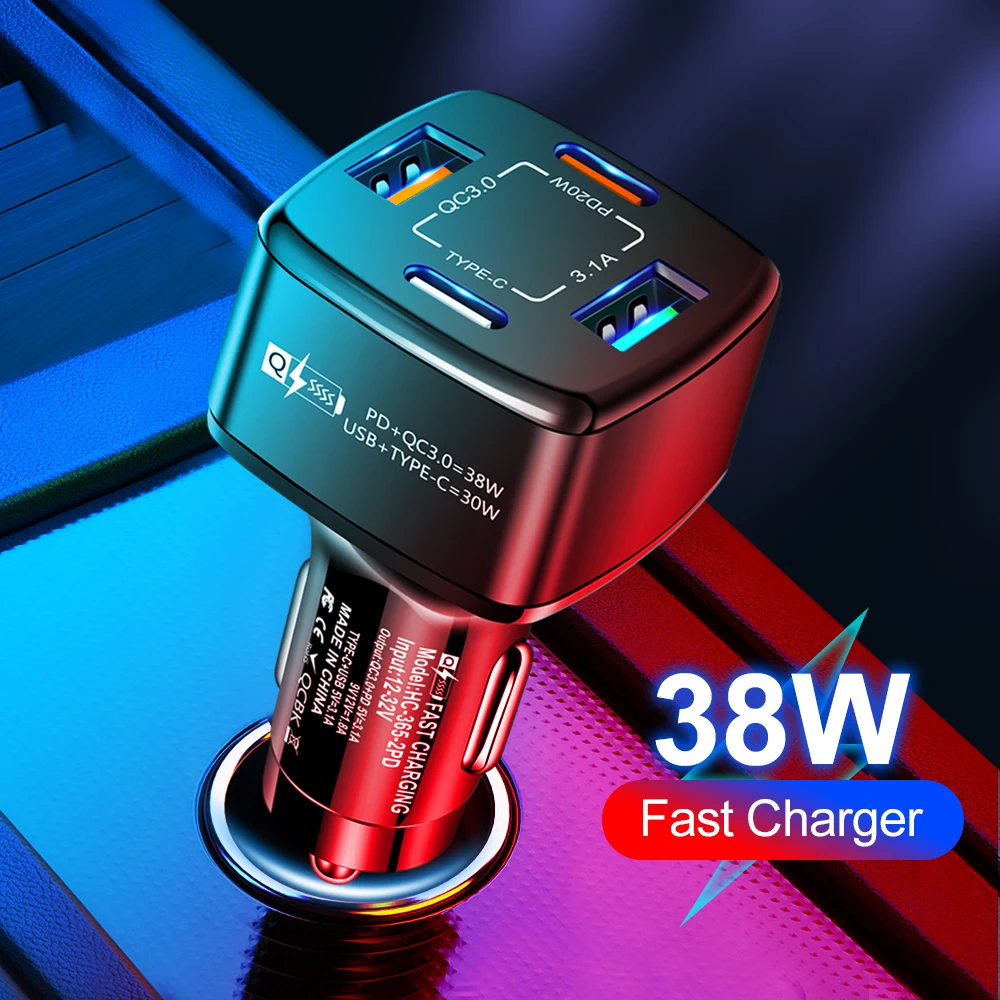     USB ,  LED, PD38W, 2USB(QC3.0 3.1A), CŸ,   Ÿ ġ, 4 Ʈ