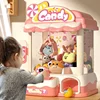 Children Mini Claw Machine Toys DIY Prizes Coin Operated Games Arcade Crane Automatic Doll Machines Kids Birthday Christmas Gift 1