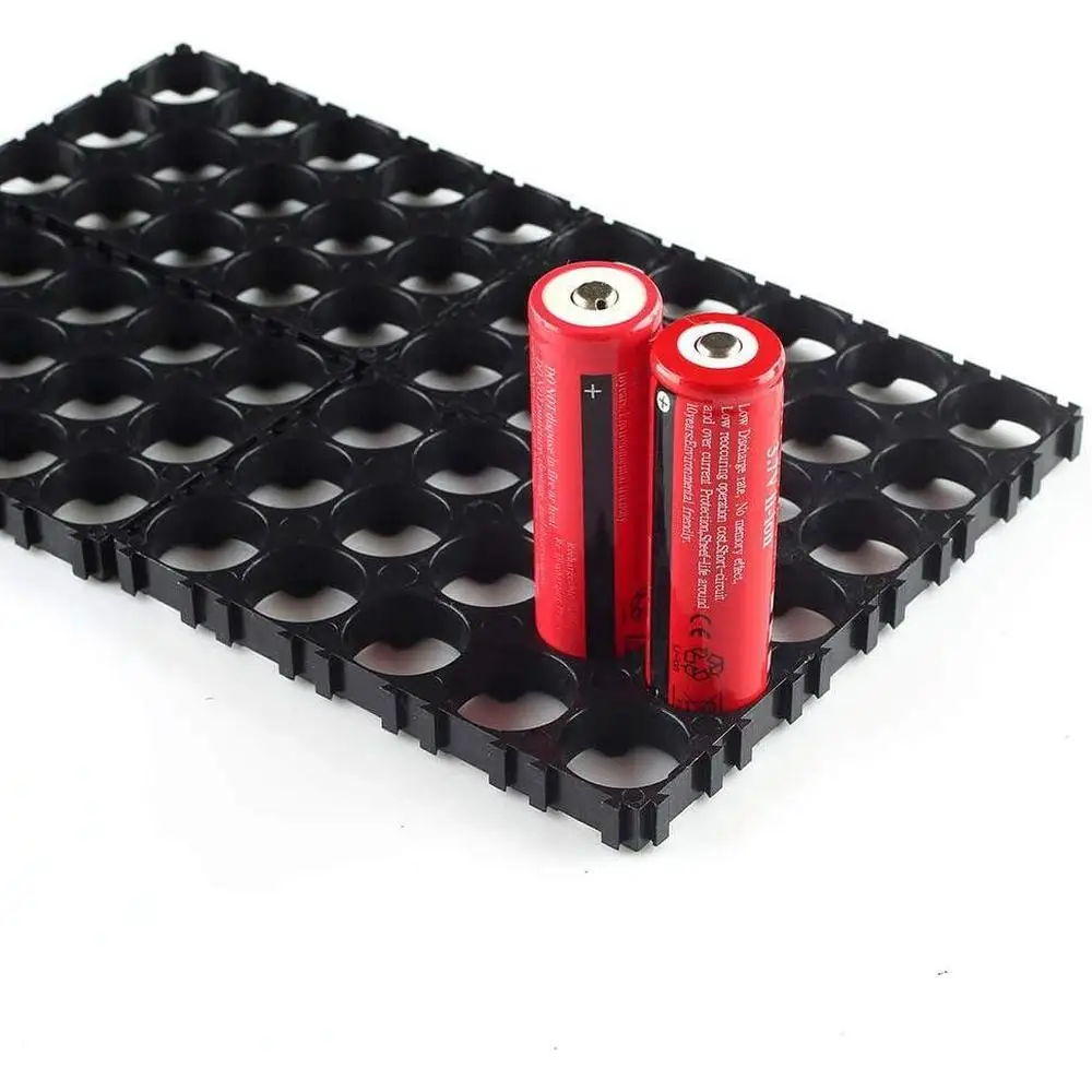 100pcs 18650 Battery Spacer Radiating Holder 22 x 22mm Bracket Battery Bracket Electric Car Bike Toy tray