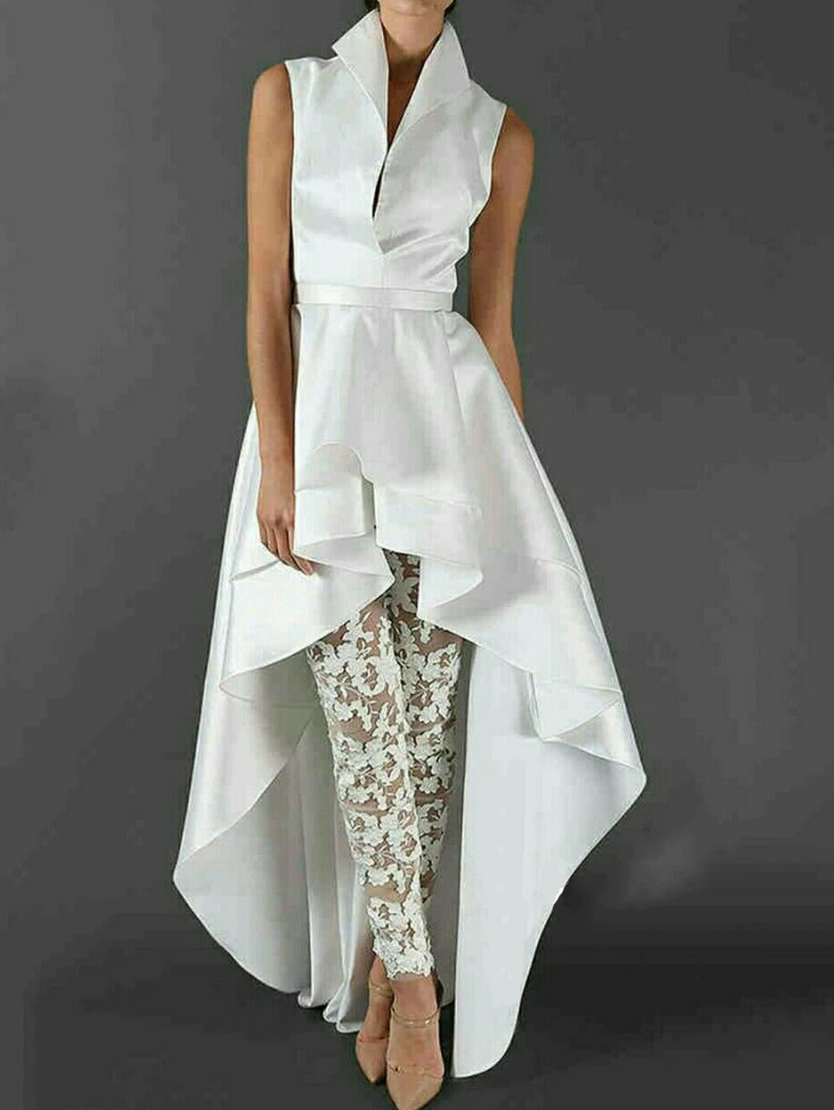 Blusa De Oficina De Manga Larga Y Cuello En V Para Mujer | Meses Sin