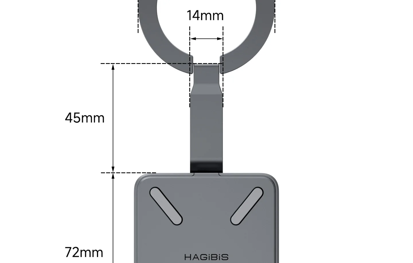 Hagibis Magnetic Stand USB-C Hub with M.2 SSD CMC10