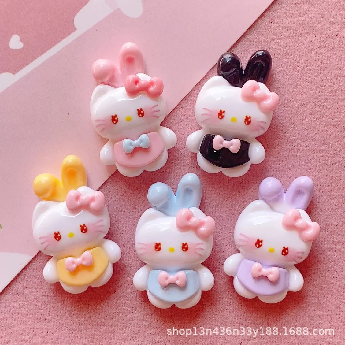 

5 шт., милые разноцветные полимерные аксессуары для рукоделия