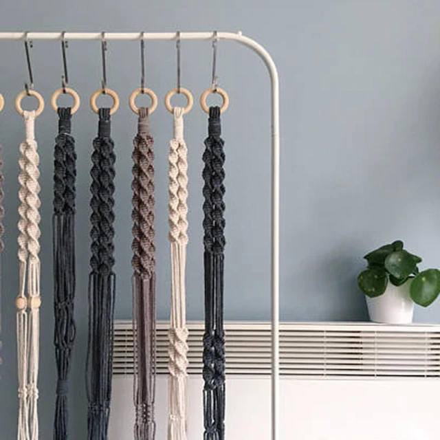 Új Érkezési Makrame Növényi Fogas Pot Makrama Tálca Üzem Tartója - Image 6