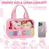 New PVC Transparent Makeup Bags Travel Portable Cosmetic Large Capacity Organizer Womens Cosmetic Bag Wash Bag Make up brush Bag 2