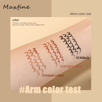 3 Color Eyeliner Pen, Multicolor, Waterproof, Rich Color Rendering, Easy Applying Eyeliner Stick, Long Wearing Gel Eyeliner 6