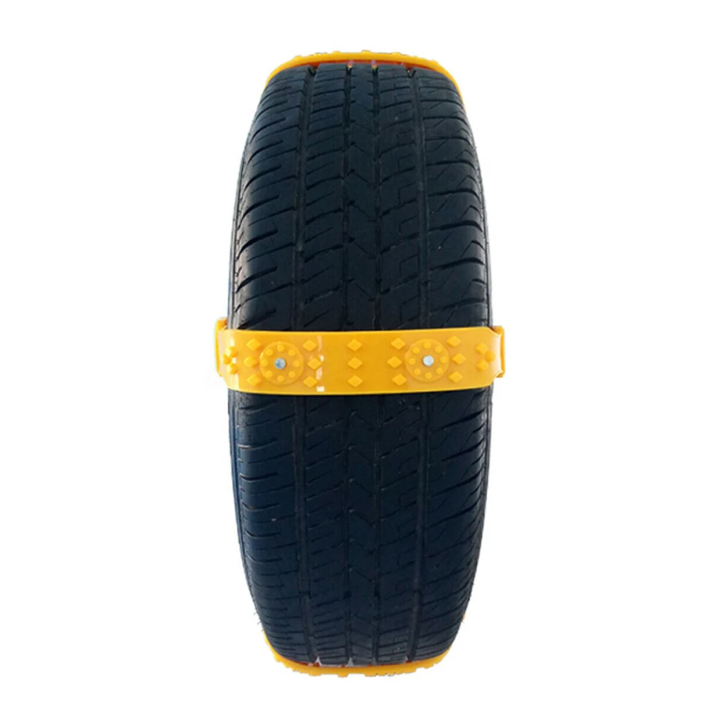 For Car/SUV/Truck Portable Easy To Mount Emergency Traction Car Car Snow Tire Chains Mud Tyre Wheels Thick Anti-Skid Belt