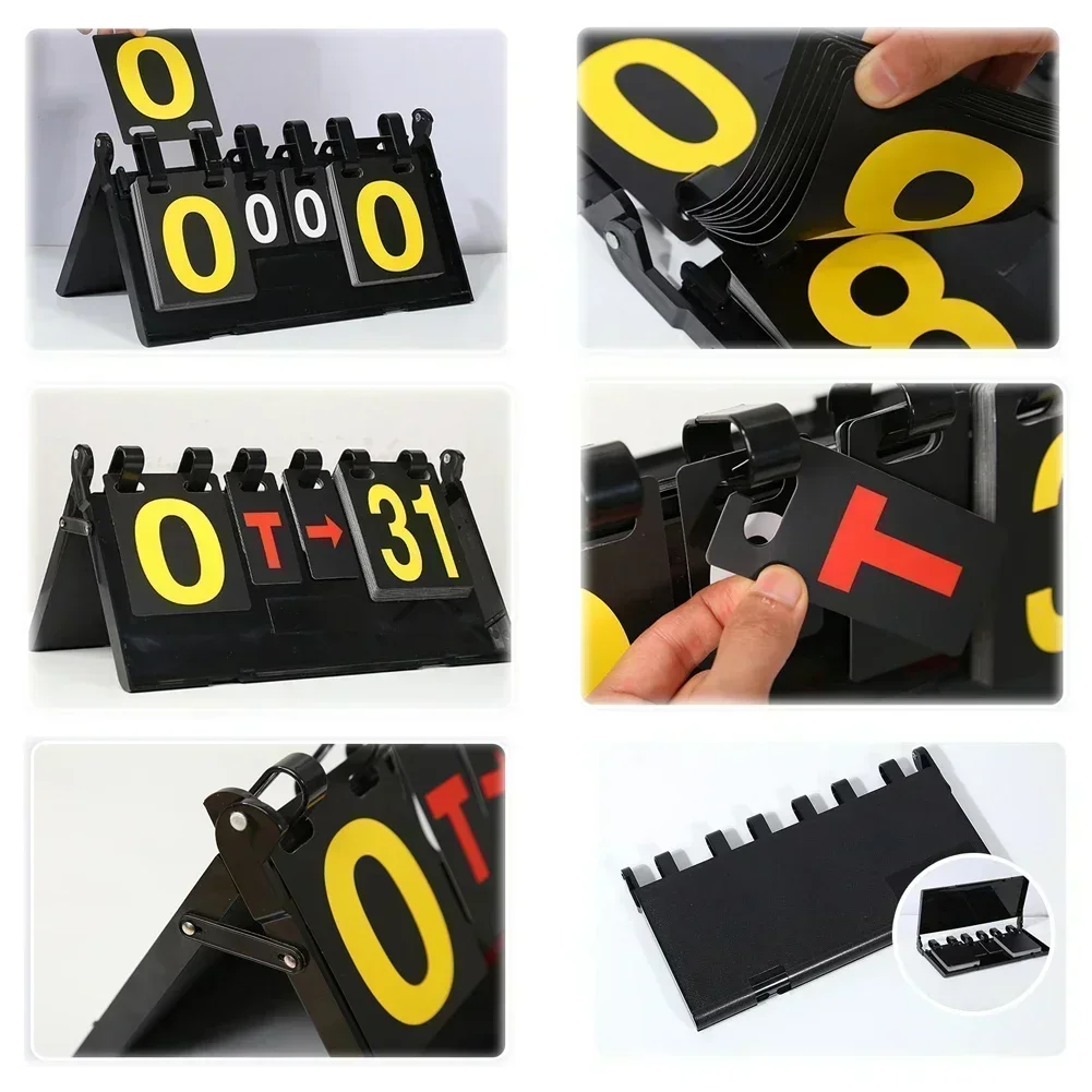4 Digit Scoreboard Sports Competition Scoreboard For Table Tennis Basketball Badminton Football Volleyball Referee Score Board sports scoreboard