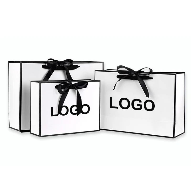 5 Pcs Custom Logo valentine day gifts pacakge white bag wedding bow tie luxury bag for small business bag personization 1 S19065eda367a412c917a8b8bdc3800cek